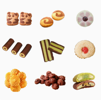 Machine automatique de formage de biscuits de qualité alimentaire, déposeur de biscuits multifonction, équipement de remplissage de pâtisserie