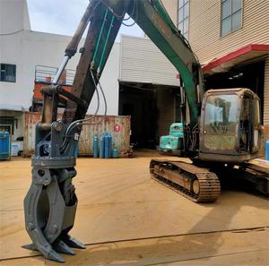 LISEN油圧式木材グラップル 5～18トン積載 360度回転式掘削機 2700mmジョー開口幅付き - Product Image 6
