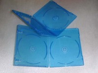 Vide PS3 PS4 Remplacement 11mm Bluray Case 14mm Blu-case Simple 1 Disque Double 2 Disque Clair Bleu Bluray DVD Box