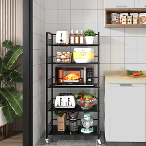 Nhiều lớp nhiệm vụ ánh sáng sắt dây giỏ Rack hiển thị với 5 kệ treo tường cho các siêu thị Snack đứng kẹo khoai tây chiên - Product Image 4