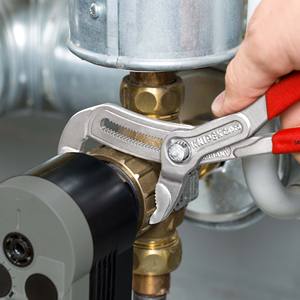 Alicates para bomba de agua KNIPEX 87 03 250 Cobra de nueva generación para tuberías y tuercas con revestimientos plásticos antideslizantes y cromados - Product Image 5