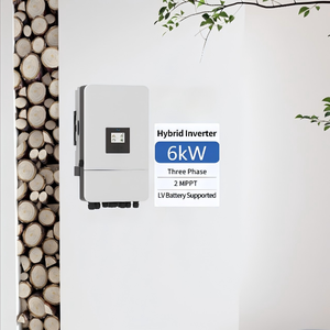 Deye Hybrid On-off <strong>Grid</strong> <strong>2</strong> MPPT 6KW IP65 Low Voltage Three Phase PV Solar Inverter for Small System - Product Image 1