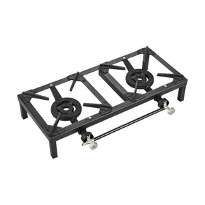 Réchaud à Gaz Portable à Brûleur Unique pour Camping Extérieur, <span class=keywords><strong>Cuisinière</strong></span> à Propane Haute Pression Rouge, Alimentation <span class=keywords><strong>Électrique</strong></span> par Batterie, Support au Sol - Product Image 6