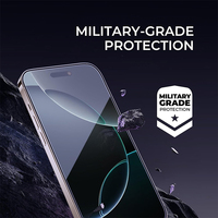 Protection d'écran en verre trempé 9D avec kit d'installation, emballage personnalisé avec logo pour iPhone 15 16 17 18 Pro Max Moto Samsung