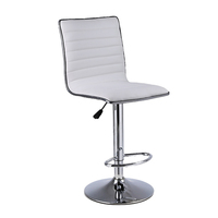 Tabouret pivotant haut avec étriers, accessoires pour chaises de bar, chaise de comptoir de bar, meubles de salle à manger, chaise d'Algérie, tabourets de bar king