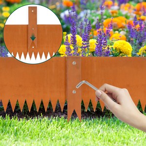 Custom Metal Lawn & Garden Ornaments-Corten Steel Plant Wall & Garden Edging - Product Image 3