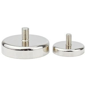 산업용 고정용 외부 나사 스터드 마그네틱 마운팅 베이스 홀더가 있는 강력한 네오디뮴 포트 자석 - Product Image 2