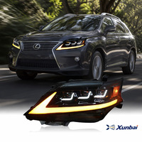 Phare LED à trois yeux Plug and Play pour Lexus RX350 AL10 2012-2015 avec feux de jour et clignotants, remplacement direct et amélioration