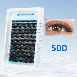 ขนตาแบบกลุ่ม 30D-100D สำหรับต่อขนตาแบบเส้นต่อเส้น ความยาว 8-16 มม. แบบคลาสสิก สำหรับต่อขนตาด้วยตัวเอง สไตล์แฟรี่/มังงะ - Product Image 3