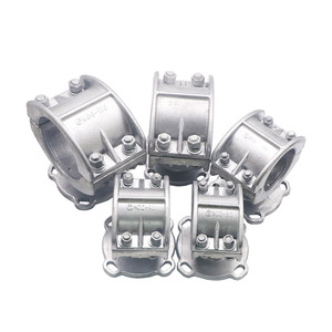 Permanent Fittings Sliding Busbar Clamp MGG1-80 Fixed Substation Hardware For High Voltage Cable Support - Product Image 1
