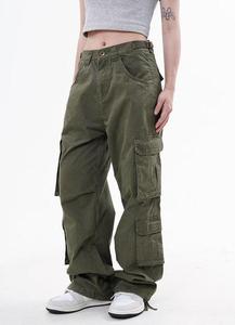 High Waist <strong>Three</strong> <strong>Quarter</strong> Vintage Security Slim Fit Work <strong>Pants</strong> 100% Cotton Men Tactical Ukay Wholesale Embroidered Canvas - Product Image 2