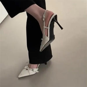 Nuovi Sandali Estivi 2025 con Tacco Alto a Punta per Donne, Stile Stiletto per Ragazze - Product Image 2