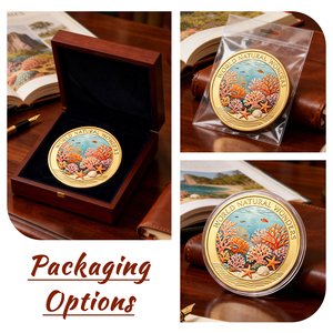 Monete Personalizzate delle Meraviglie Naturali del Mondo, Souvenir Paesaggistici, Gettoni da Collezione in Metallo, Gettoni Rotondi da Viaggio <span class=keywords><strong>7D</strong></span>, Campione 15D, Produzione in Serie - Product Image 6