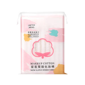 LMLTOP Coton cosmétique double face 100 pièces, doux pour la peau, pour usage quotidien - Product Image 2