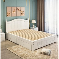 Liefern hochwertige moderne Einzel holzbett designs mit Lagerung in Kiefer