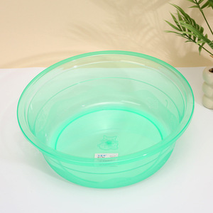 Bassine en plastique transparente épaissie de <span class=keywords><strong>30</strong></span> <span class=keywords><strong>cm</strong></span>, modèle AL674003155663, pour la lessive, la cuisine, le lavage des légumes, les dortoirs étudiants et l'usage domestique - Product Image 3