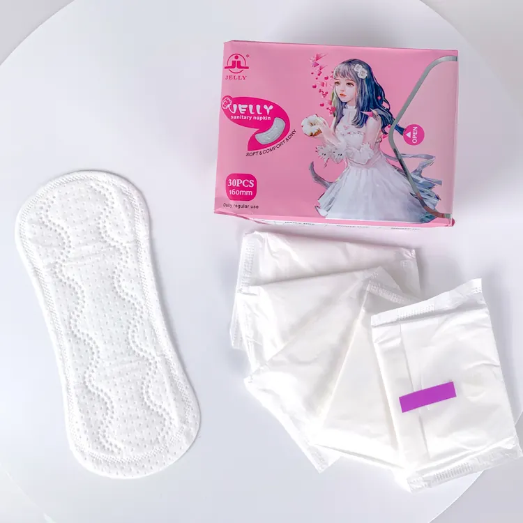 Wholesale Biodegradable Organic Sanitary Pads Women Menstrual Lady Sanitary Napkin