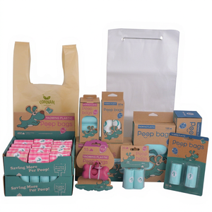 Bolsas Compostables Personalizadas al por Mayor para Excrementos de Perro, a Prueba de Fugas, en Rollo, para Pasear Perros - Product Image 1