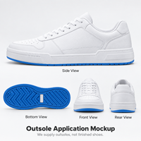 Semelle de chaussure TPR pour enfants et jeunes, style skate et chaussures décontractées, avec construction flexible