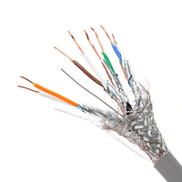 Kabel LAN Ethernet Kico OEM Factory High-Speed 10G Cat7 305m 1000ft, Kabel Jaringan Cat 7 Tembaga Murni SFTP Berpasangan Terpilin Terlindung