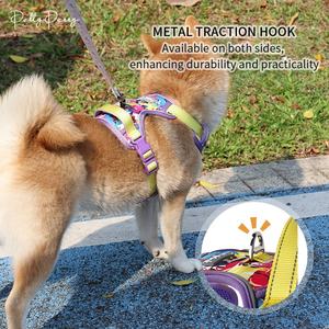 Rompi <span class=keywords><strong>Harness</strong></span> latihan badan hewan peliharaan awet dapat diatur, rompi <span class=keywords><strong>Harness</strong></span> anjing taktis ekstra aman Anti terpisah - Product Image 2