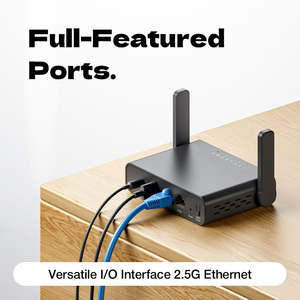 WiFi6สำนักงานขั้นสูง AX3000เราเตอร์ขนาดเล็กแบบพกพาโซลูชันเครือข่ายกิกะบิตแบบแบนด์คู่สำหรับการเข้าถึงอินเทอร์เน็ตในร่มที่รวดเร็ว - Product Image 5