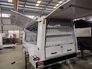 JINAN EDEN-Remolque de viaje de doble eje, herramienta de utilidad de tamaños grandes, venta directa de fábrica, constructor de caja de remolque barato - Product Image 5