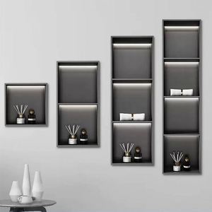 Cheap Bathroom Toilet Roll Wall Les Niches Design Stainless Steel De Douche Embedded <b>Shelf</b> Shower Wall Panels Home Niche Chien - Product Image 1