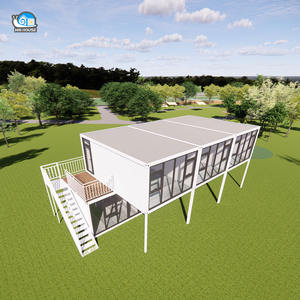 Модульный сборный дом, жилой, офисный, общежитие, складной контейнер, оптовая продажа, 40 футов, 20 футов, открытый передвижной дом - Product Image 4