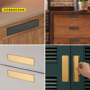 Invisible Flap Cover Concealed Handle Simple Tatami Built-in Zinc Alloy Cabinet Door for Wardrobe Use <b>Sliding</b> <b>Drawer</b> Buckle - Product Image 3