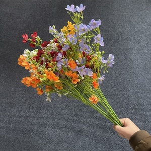 <span class=keywords><strong>Fleur</strong></span> artificielle Daphné à tige unique, rose vintage en soie, pour décoration de table de printemps, de ferme ou de mariage - Product Image 3