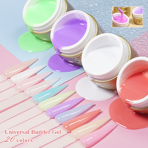 Bouteille ICE NOVA Gel constructeur universel 20 couleurs Extension rapide de Gel clous de renfort constructeur à nivellement automatique OEM personnalisé - Product Image 4