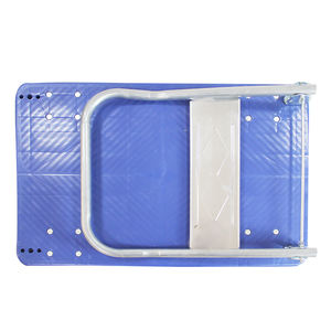 Super diam dilipat mendorong 400kg kapasitas berat biru plastik Platform 900*600mm keranjang <span class=keywords><strong>Dolly</strong></span> - Product Image 5