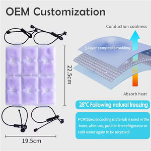 Productos de Tendencia 2026, Nuevas Llegadas, Paquete de Hielo PCM Personalizado, Almohadilla Refrigerante Reutilizable para Mochila, Accesorios para Mochila - Product Image 6