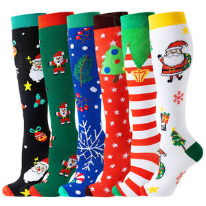 YH Calcetines de Invierno Transfronterizos Tejidos de Media Caña con Estampado de Navidad y Halloween, Divertidos, Casuales para Deportes al Aire Libre con Logotipo Corporal para Deportes Festivos - Product Image 5