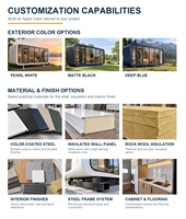 Maison Modulaire Mobile Apple Cabin, Villa d'Invités Portable à Montage Rapide pour le Glamping en Plein Air et l'Hébergement en Station Balnéaire