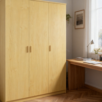 Panneaux de fibres à densité moyenne en érable clair classique, surface lisse, 15 mm, 18 mm, 1220x2440 mm, 2100x2800 mm, contreplaqué MDF mélaminé