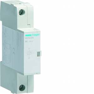 Modulo DIN 1 MZ523N personalizzabile con trip tripotabile Hager 230V 50Hz - Product Image 1