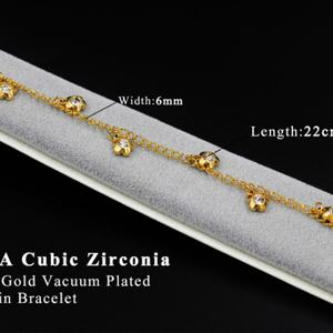 Chevillères en acier inoxydable plaqué or 18 carats avec zircon coloré en forme d'étoile, très vendues pour femmes - Product Image 6