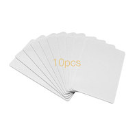 Carte intelligente NFC personnalisée imprimée 13,56 MHz en PVC, programmable avec puce NTAG 213/215/216, finition mate/brillante/givrée pour contrôle d'accès