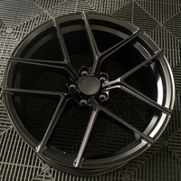 Jantes OEM personnalisées forgées de luxe en acier brossé à cinq branches, nouvelles jantes 5x114.3/5x127/5x130 de 16 à 22 pouces pour M1/M2/M3/M4/M5