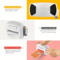 Mini machine de découpe et d'embossage Craft Buddy pour scrapbooking, outil manuel en plastique pour loisirs créatifs en papier