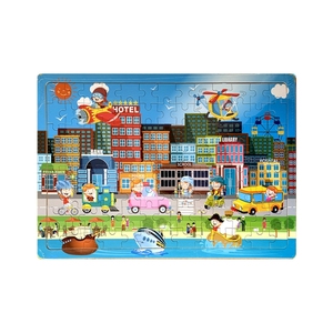 Rompecabezas Educativo para Niños de 2 a 4 Años, <span class=keywords><strong>Mapa</strong></span> del Mundo en Caja de Hierro, Hecho de Madera y Papel - Product Image 3