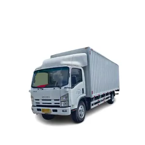 Used truck Hot selling 4*2 8ton ISUZU Small box cargo truck deposit