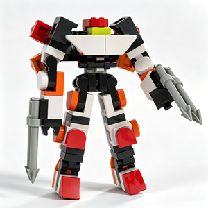 ชุดตัวต่อหุ่นยนต์แปลงร่าง DIY Mecha Hunter 86 ชิ้น ชุดของเล่นเสริมสร้างทักษะ STEM แบบ STEM - Product Image 1