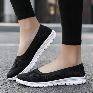 Spring new mesh women's <b>shoes</b>, flat and <b>soft</b>, comfortable sports <b>shoes</b>, shallow mouth hollow breathable casual women's <b>shoes</b> - Product Image 5
