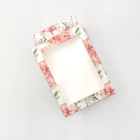 Boîte Cadeau Pliable Unique et Recyclable pour Bijoux et Ongles, avec Couvercle en Papier, Logo Personnalisé en Relief, Emballage Suspendu en PE pour Bracelets