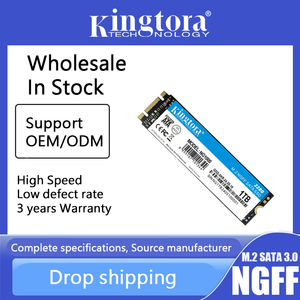 Kingtora SSD M2 NGFF SATA3 SSD M.<span class=keywords><strong>2</strong></span> NGFF SSD 2280 Unidad interna de estado sólido para computadora portátil PC de escritorio 128GB 256GB 512GB 1TB Plástico - Product Image 2