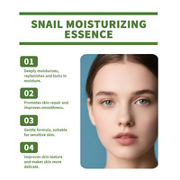 Sérum hydratant à l'acide hyaluronique d'escargot 30 ml, sérum pour le visage végétalien éclaircissant et raffermissant pour une hydratation et une peau éclatante