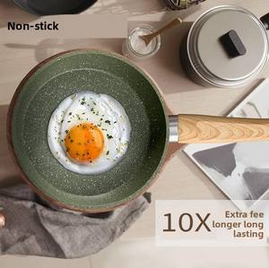 Serie forjada Utensilios de cocina Sartén antiadherente clásica Juego de sartén de granito de alta calidad Sartén de metal para cocinar comidas saludables - Product Image 3